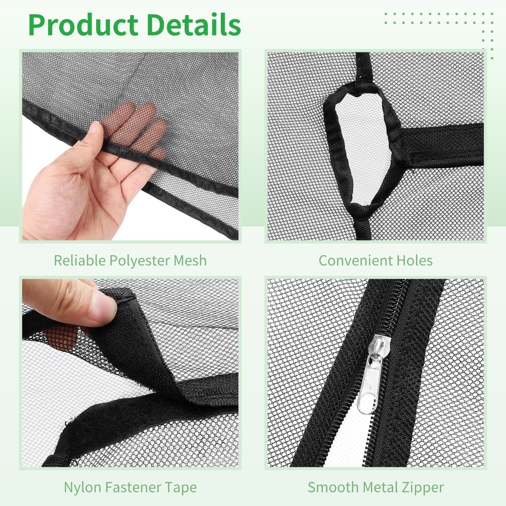 Wagon Mosquito Net Cover for Camping Carts and Stroller Wagons