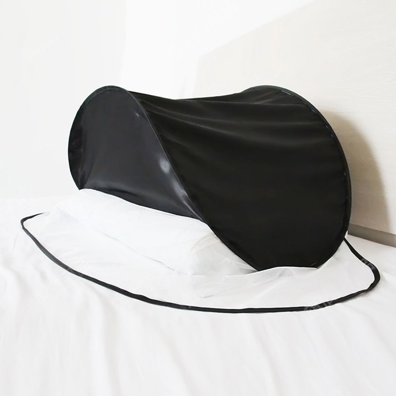 Foldable Mosquito Head Net Portable Insect Face Protector for Travel and Camping