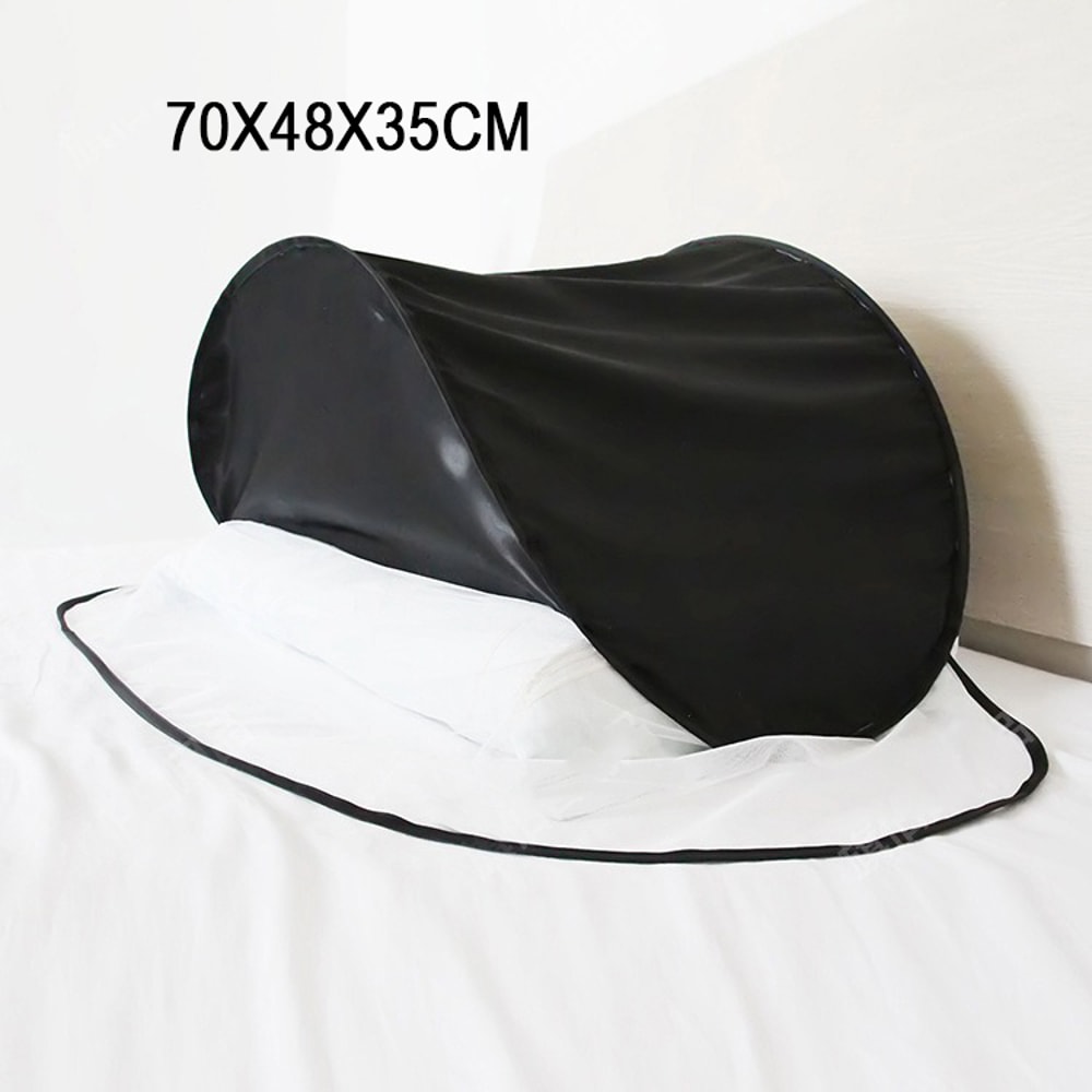 Foldable Mosquito Head Net Portable Insect Face Protector for Travel and Camping