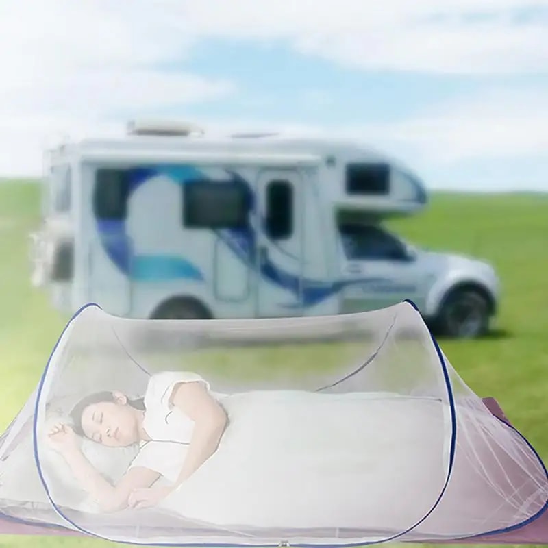 Portable Foldable Camping Mosquito Net Bed Tent for Travel and Picnics