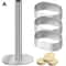 Premium Stainless Steel Pastry Ring Mold With Pusher Professional Cake Decorating Tools 6