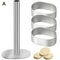 Premium Stainless Steel Pastry Ring Mold With Pusher Professional Cake Decorating Tools 6