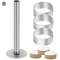 Premium Stainless Steel Pastry Ring Mold With Pusher Professional Cake Decorating Tools 7