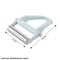 Foldable Stainless Steel Dough Roller Pizza Docker for Pastry and Baking