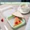 Portable Silicone Sandwich Box With Handle Bento Lunch Container
