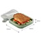 Portable Silicone Sandwich Box With Handle Bento Lunch Container