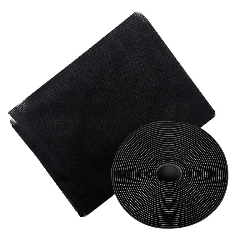 Self Adhesive Mosquito Window Net Mesh DIY Bug Screen For Fresh Air Protection 7
