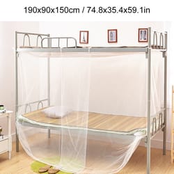 breathable single bed mosquito net for dorms and bunk beds