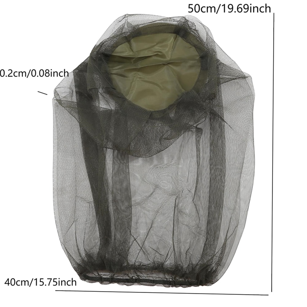 Mosquito Head Net Hat for Fishing Camping Gardening and Beekeeping
