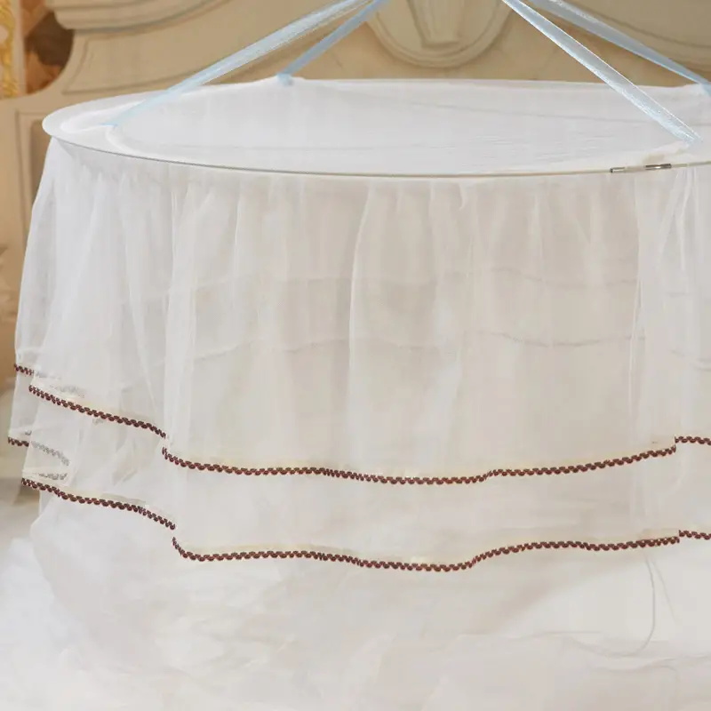 Princess Mosquito Net Ceiling Bed Canopy With Luminous Butterfly Decor 5