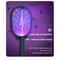 USB Rechargeable Electric Mosquito Swatter Bug Zapper Racket