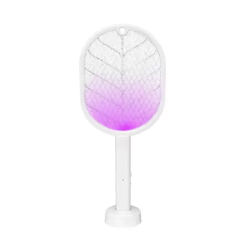 USB Rechargeable Electric Mosquito Swatter Bug Zapper Racket