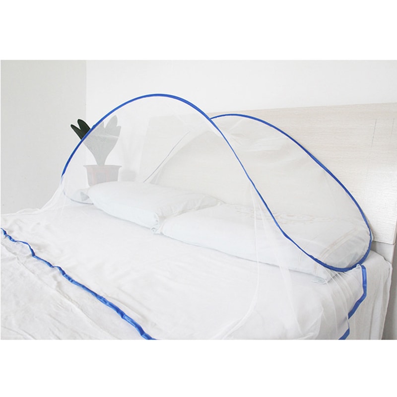 Foldable Travel Mosquito Net for Bed No Installation Summer Sleep Protection