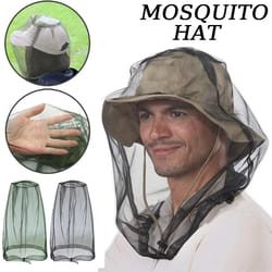 all season mosquito net hat insect protection outdoor mesh fishing beekeeping cap