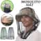 All Season Mosquito Net Hat Insect Protection Outdoor Mesh Fishing Beekeeping Cap 0