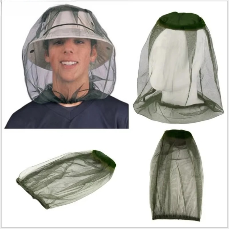 All Season Mosquito Net Hat Insect Protection Outdoor Mesh Fishing Beekeeping Cap 1