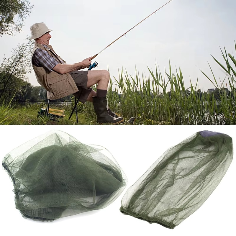 All Season Mosquito Net Hat Insect Protection Outdoor Mesh Fishing Beekeeping Cap 2