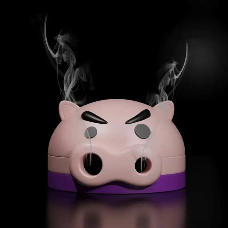 Cute Pig Mosquito Coil Holder Tray and Incense Burner for Home Patio Decor