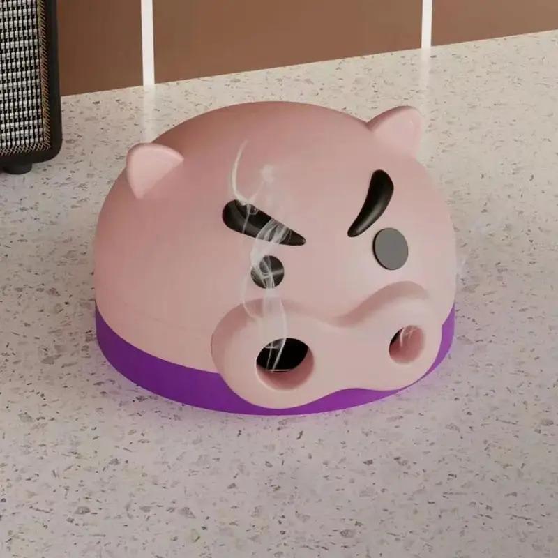 Cute Pig Mosquito Coil Holder Tray and Incense Burner for Home Patio Decor