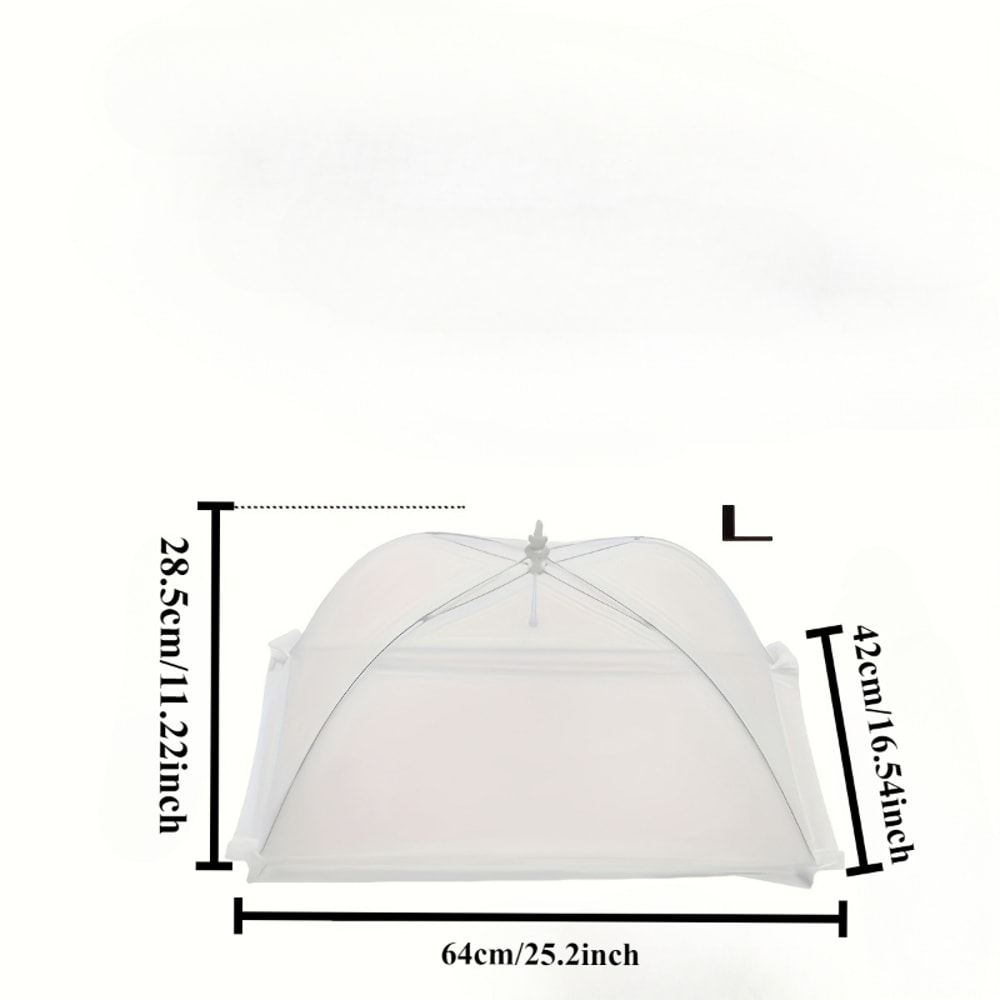 Foldable Mesh Food Cover Fly Proof Ventilated Food Lid for Kitchen and Picnics