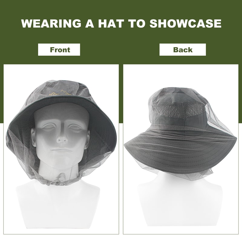 Mosquito Net Hat For Fishing And Outdoor Insect Protection 3
