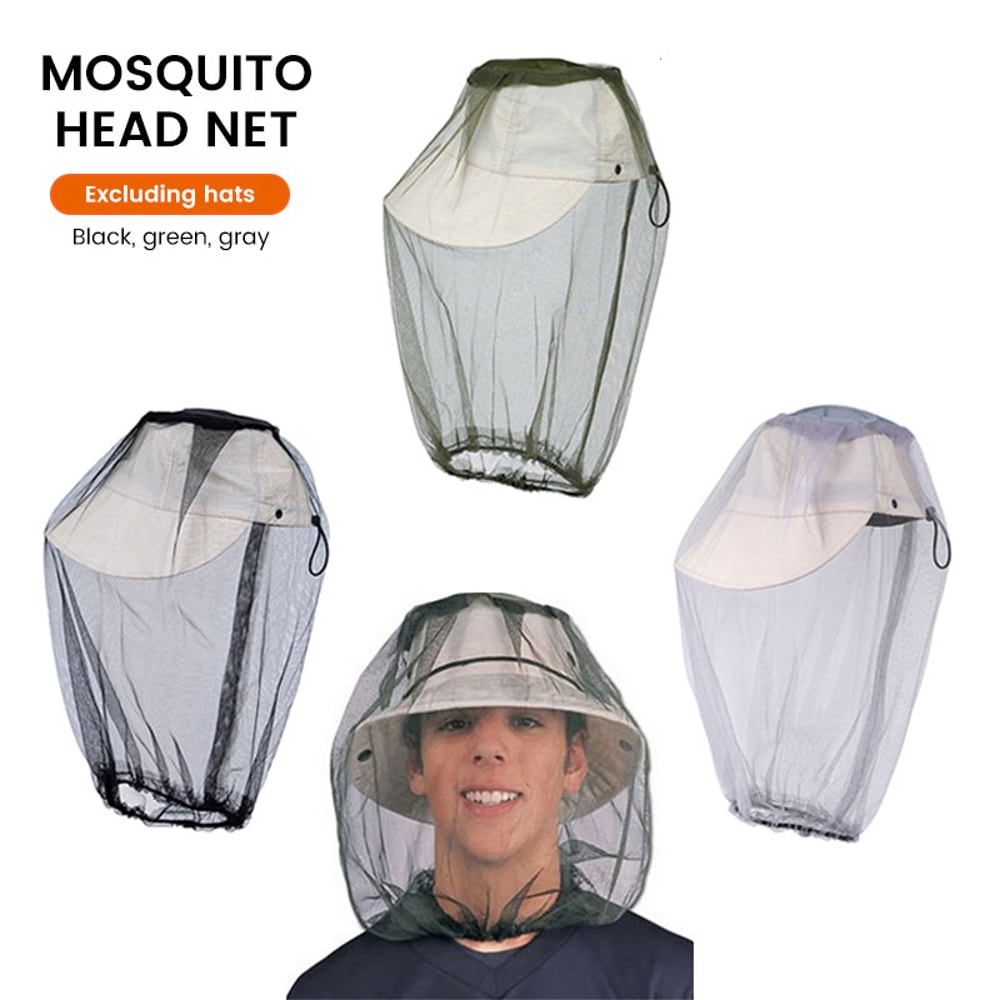 Breathable Mosquito Head Net Hat For Beekeeping Fishing And Outdoor Travel 0