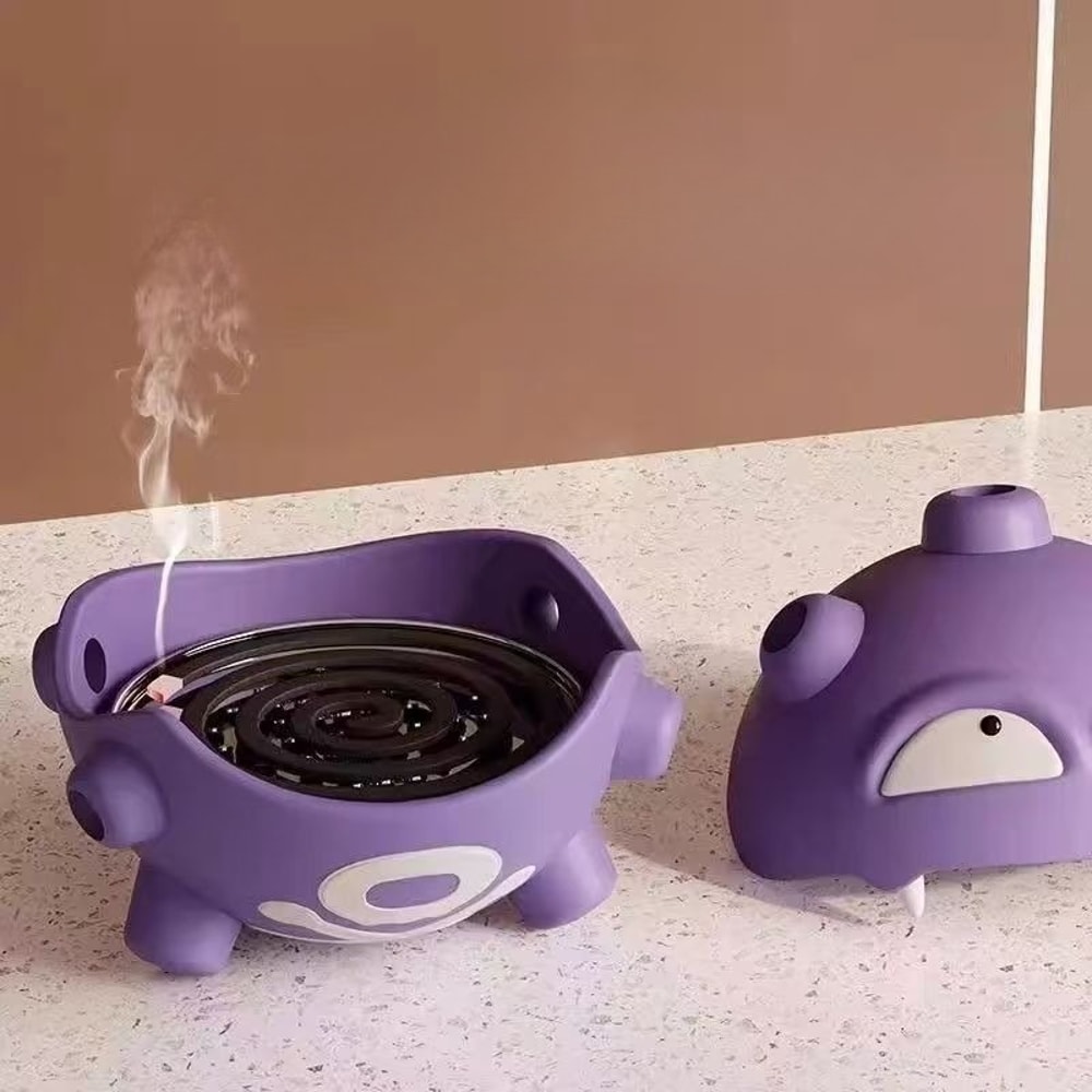 Cartoon mosquito coil holder and Desktop Storage Box