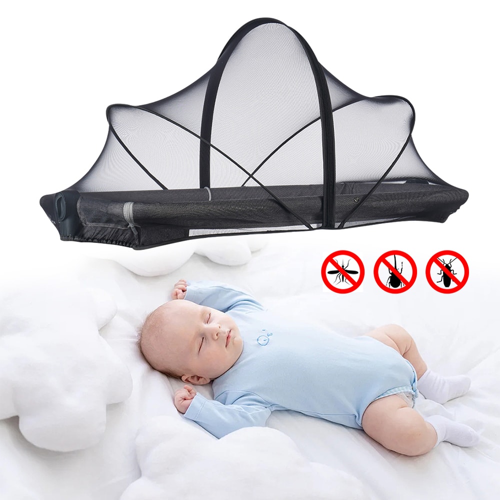 Foldable Baby Mosquito Net Tent for Cribs and Travel