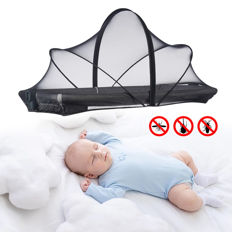 Foldable Baby Mosquito Net Tent for Cribs and Travel