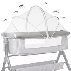 breathable baby mosquito net tent foldable crib cover for bugs and cats