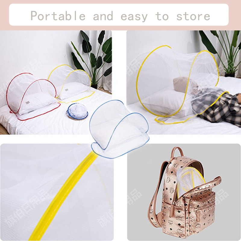 Portable Folding Mosquito Net Cover for Head Face and Bed