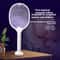 Rechargeable Bug Zapper Racket with Mosquito Trap Base