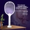 Rechargeable Bug Zapper Racket with Mosquito Trap Base