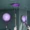 Rotating Head Bug Zapper Racket and Electric Fly Swatter