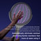 Rotating Head Bug Zapper Racket and Electric Fly Swatter