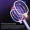 USB Rechargeable Handheld Electric Fly Swatter & Mosquito Killer Lamp Bug Zapper Racket