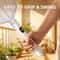 Smart Electric Mosquito Zapper with LED Display & Rechargeable Mosquito Racket Base