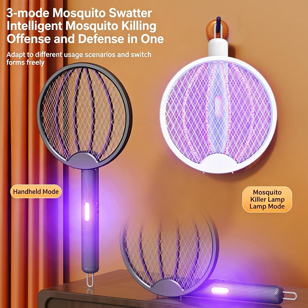Foldable Rechargeable Electric Mosquito Swatter Mosquito Killer Lamp 1
