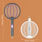 Foldable Rechargeable Electric Mosquito Swatter Mosquito Killer Lamp 5