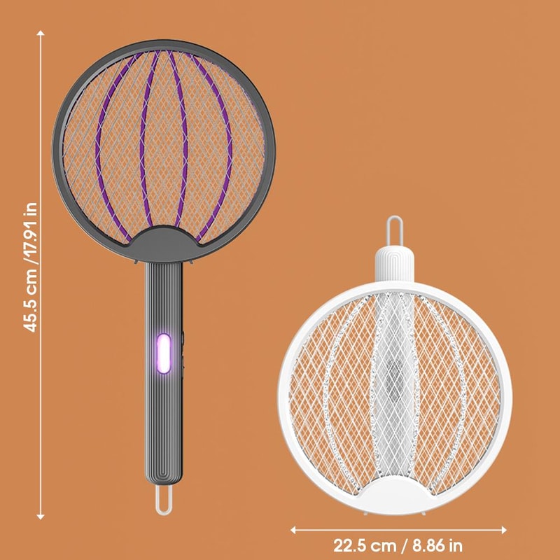 Foldable Rechargeable Electric Mosquito Swatter Mosquito Killer Lamp 5