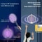 Foldable Electric Mosquito Racket With UV Light USB Rechargeable Bug Zapper 1