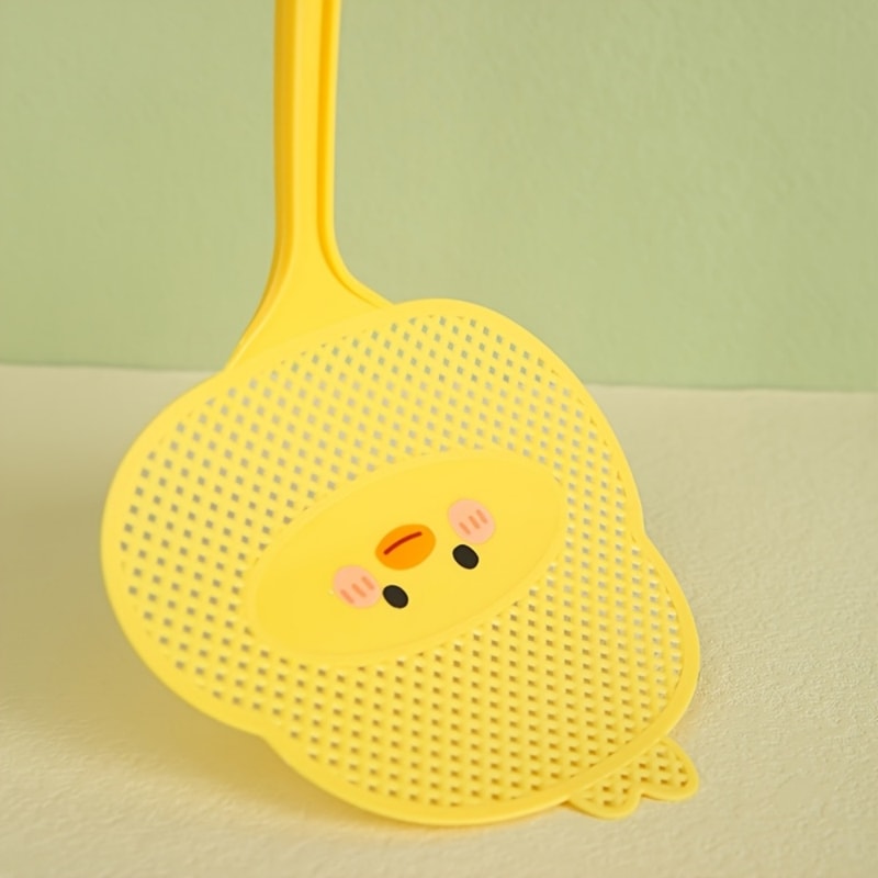 Durable Cartoon Duck Fly Swatter Set Extendable & Thickened Mosquito Control Tool