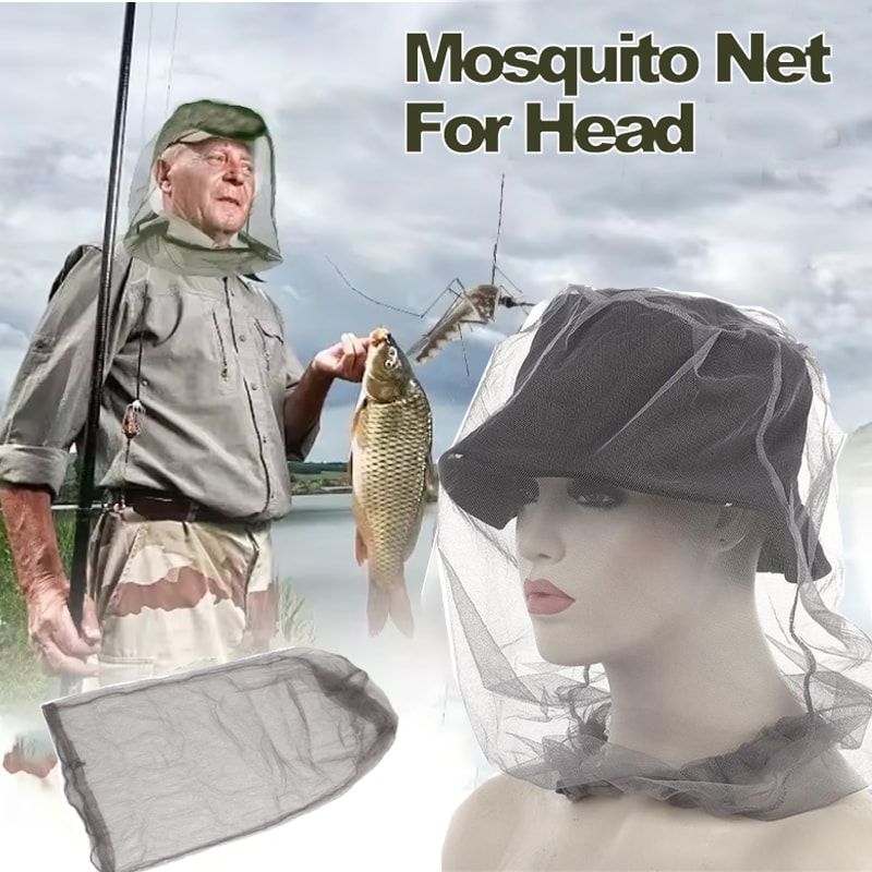 Outdoor Mosquito Head Net Hat For Hiking Camping Fishing And Gardening 0