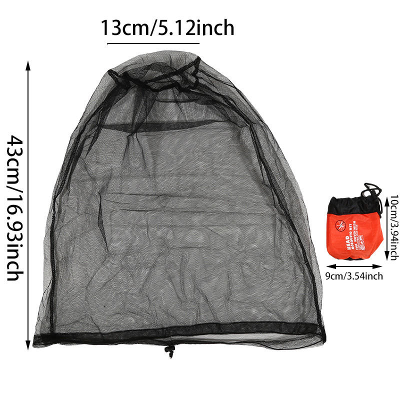 Outdoor Mosquito Head Net Hat For Hiking Camping Fishing And Gardening 5