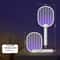 Foldable Electric Mosquito Swatter Rechargeable UV Bug Zapper Racket