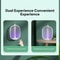 Foldable Electric Mosquito Swatter Rechargeable UV Bug Zapper Racket