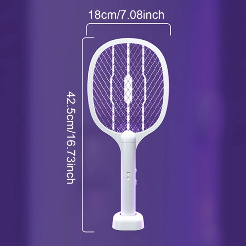 Electric Fly Swatter and USB Rechargeable Bug Zapper Racket