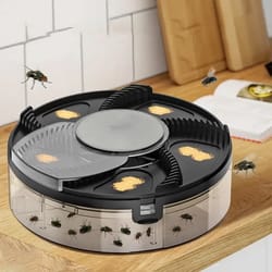 rechargeable rotating fly trap & silent indoor pest control fly catcher device
