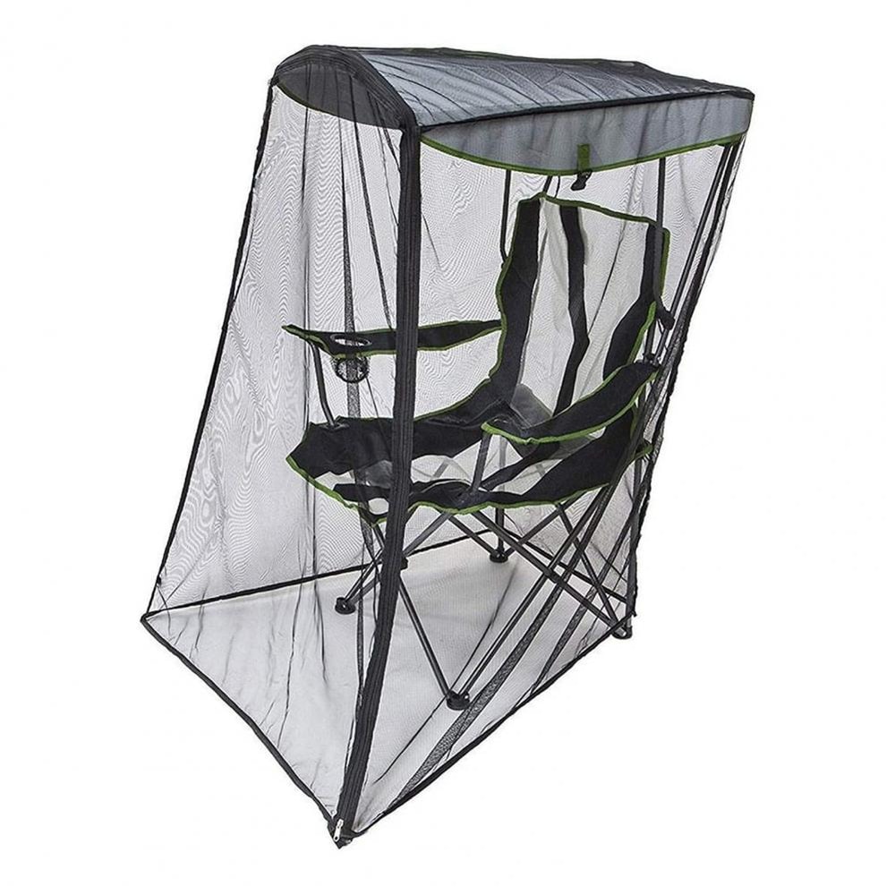 Canopy Chair Mosquito Net Cover with Zipper for Camping Fishing and Outdoor Relaxing