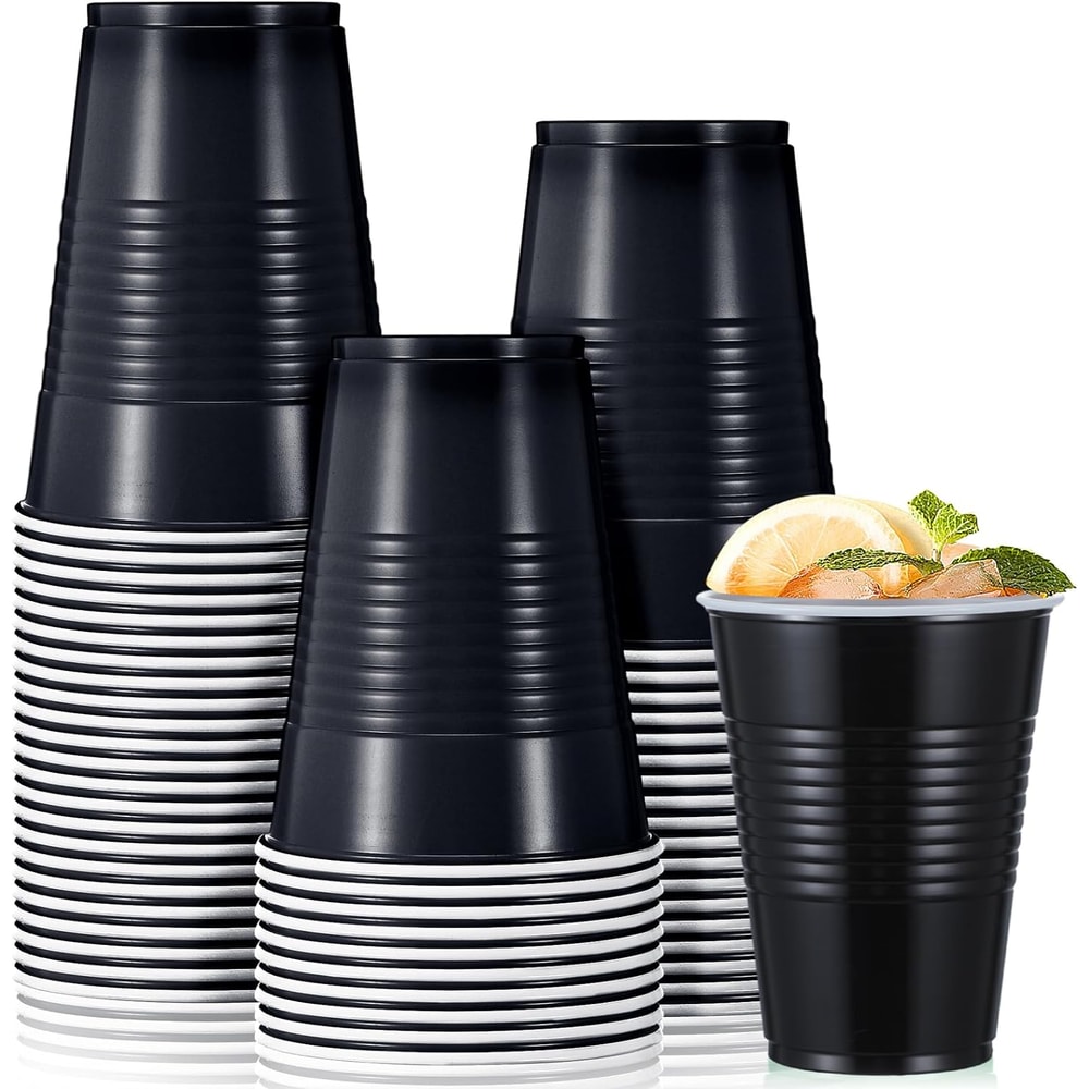 Premium Plastic Party Cups Durable Disposable Party Cups For Beer Pong Drinks Events 9
